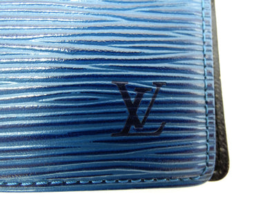 Louis Vuitton Blue Epi Leather Agenda