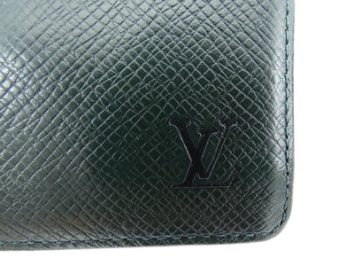 Louis Vuitton Men's Taiga Bi-Fold Wallet in Deep Green