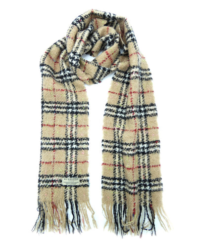 Burberry Wool Nova Check Camel Scarf