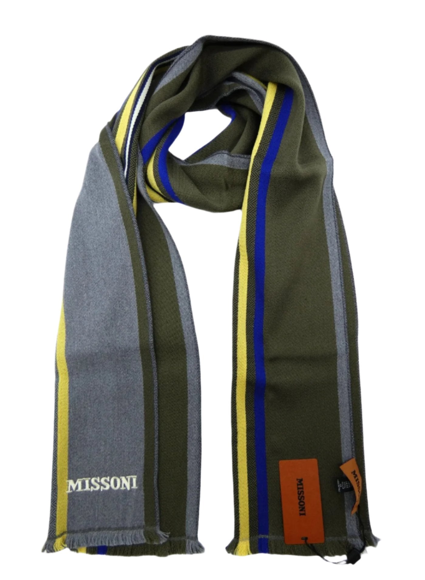 Missoni Multi Striped Wool Scarf