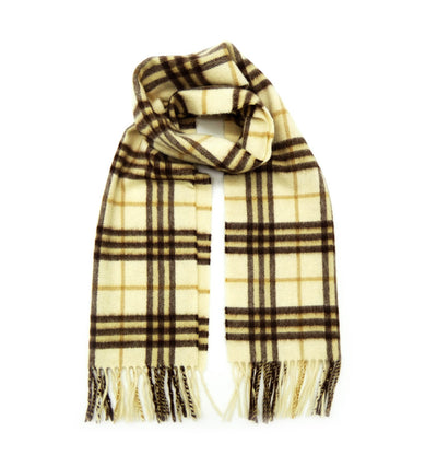 Burberry Cashmere Cream Nova Check Scarf