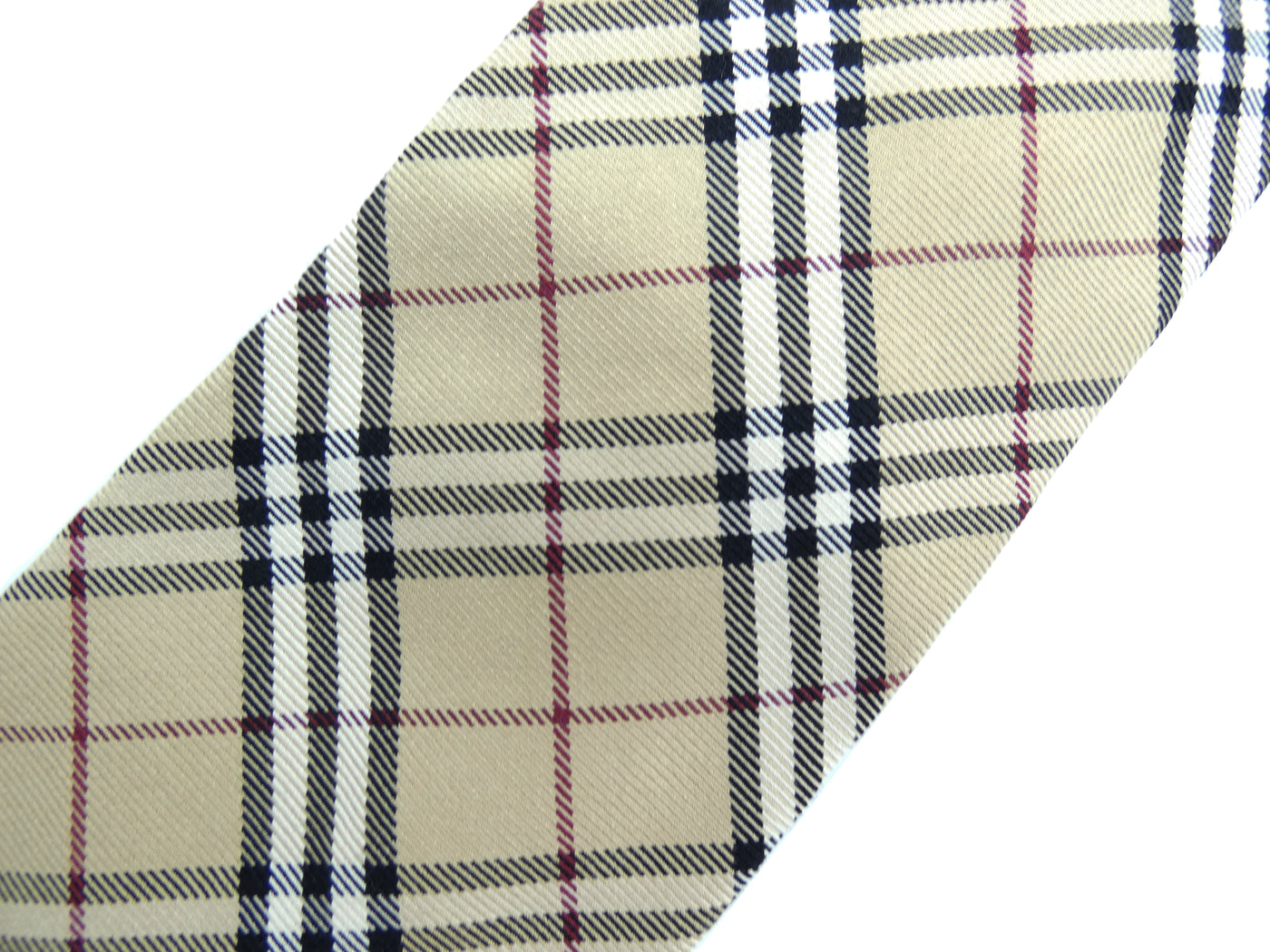 Burberry Classic Nova Check Silk Tie Occhi Azzurri