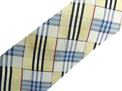 Burberry Classic Nova Check Patchwork Silk Tie