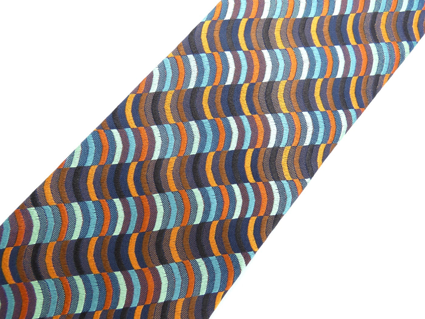 Missoni Multi Graphic Print Silk Tie Ties Missoni