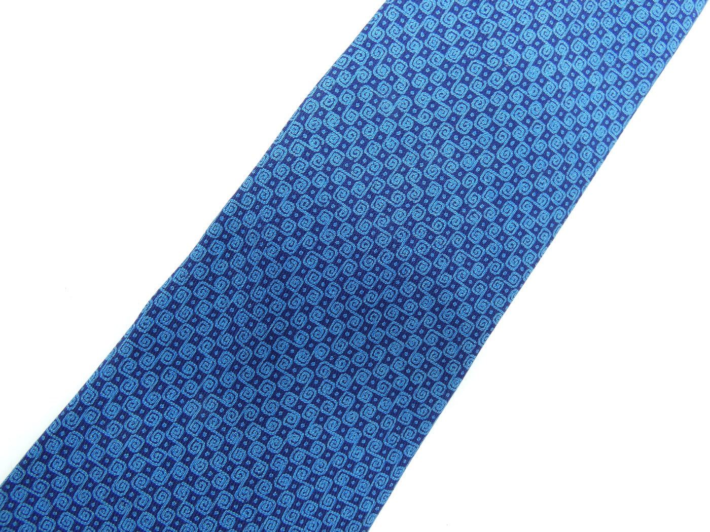 Hermès Blue on Blue Graphic Silk Tie Ties Hermès