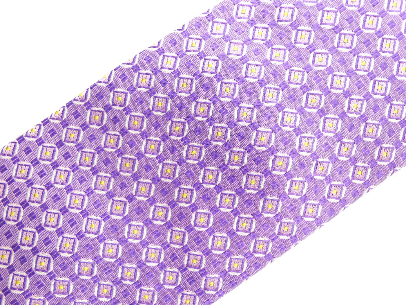 Hugo Boss Lilac Graphic Silk Tie