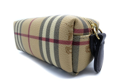 Burberry Haymarket Check Pouch Wallet, Cosmetic Bag Burberry