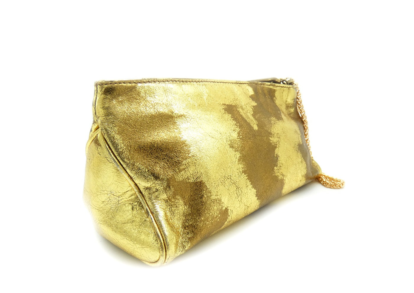 Burberry Gold Camo Wristlet Wallet, Cosmetic Bag Burberry