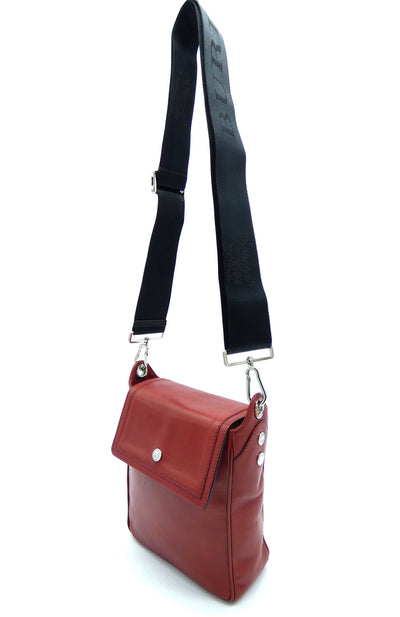 Burberry Red Leather Crossbody Bag