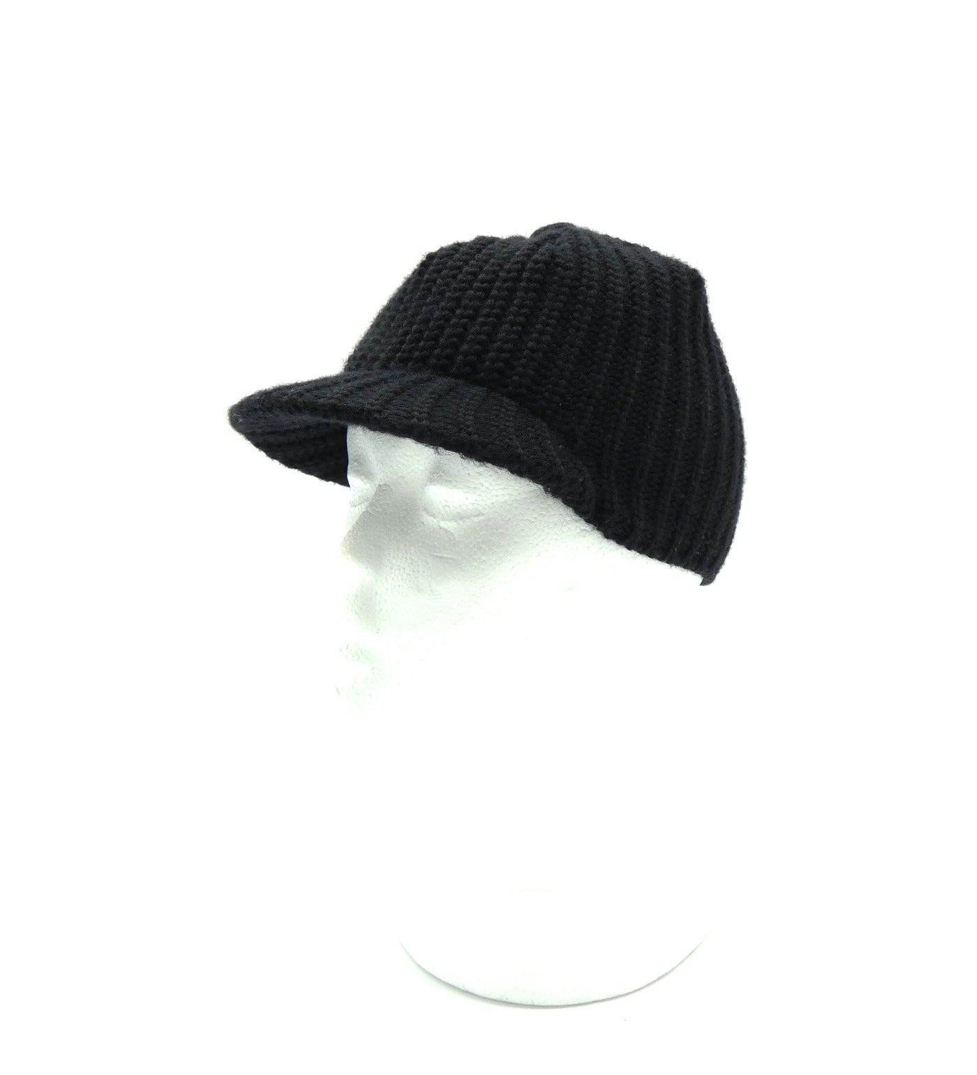 Gucci Black Wool Knitted Brimmed Hat Hats Gucci