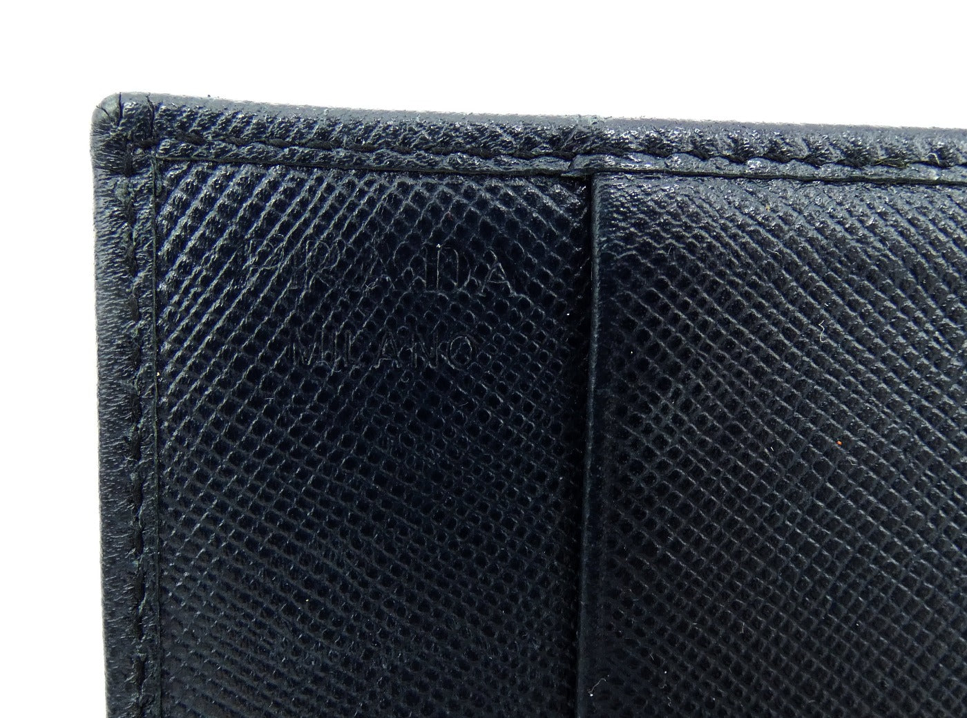 Prada Black Saffiano Card Case