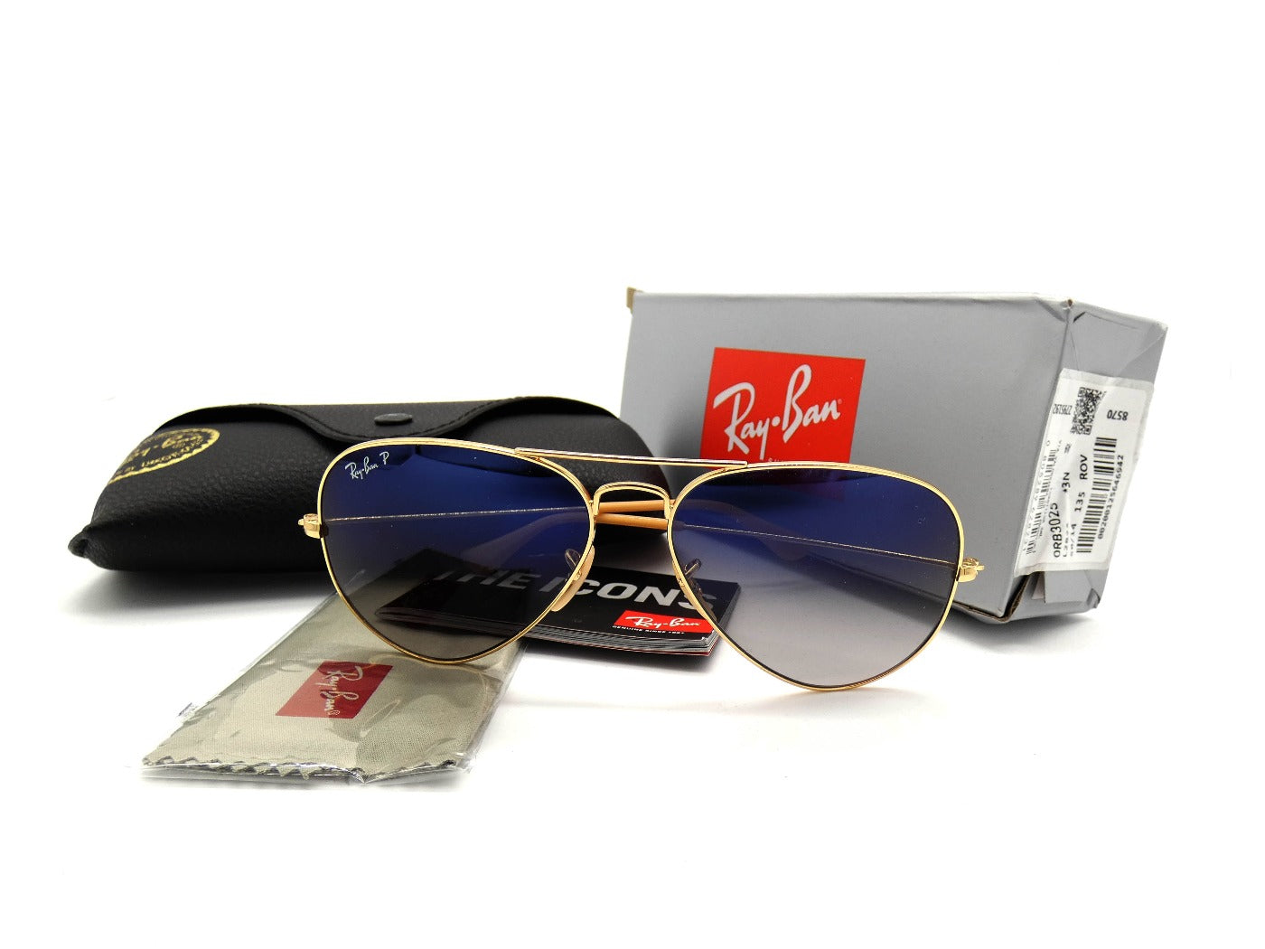 Ray Ban Aviator Sunglasses RB 3025 58