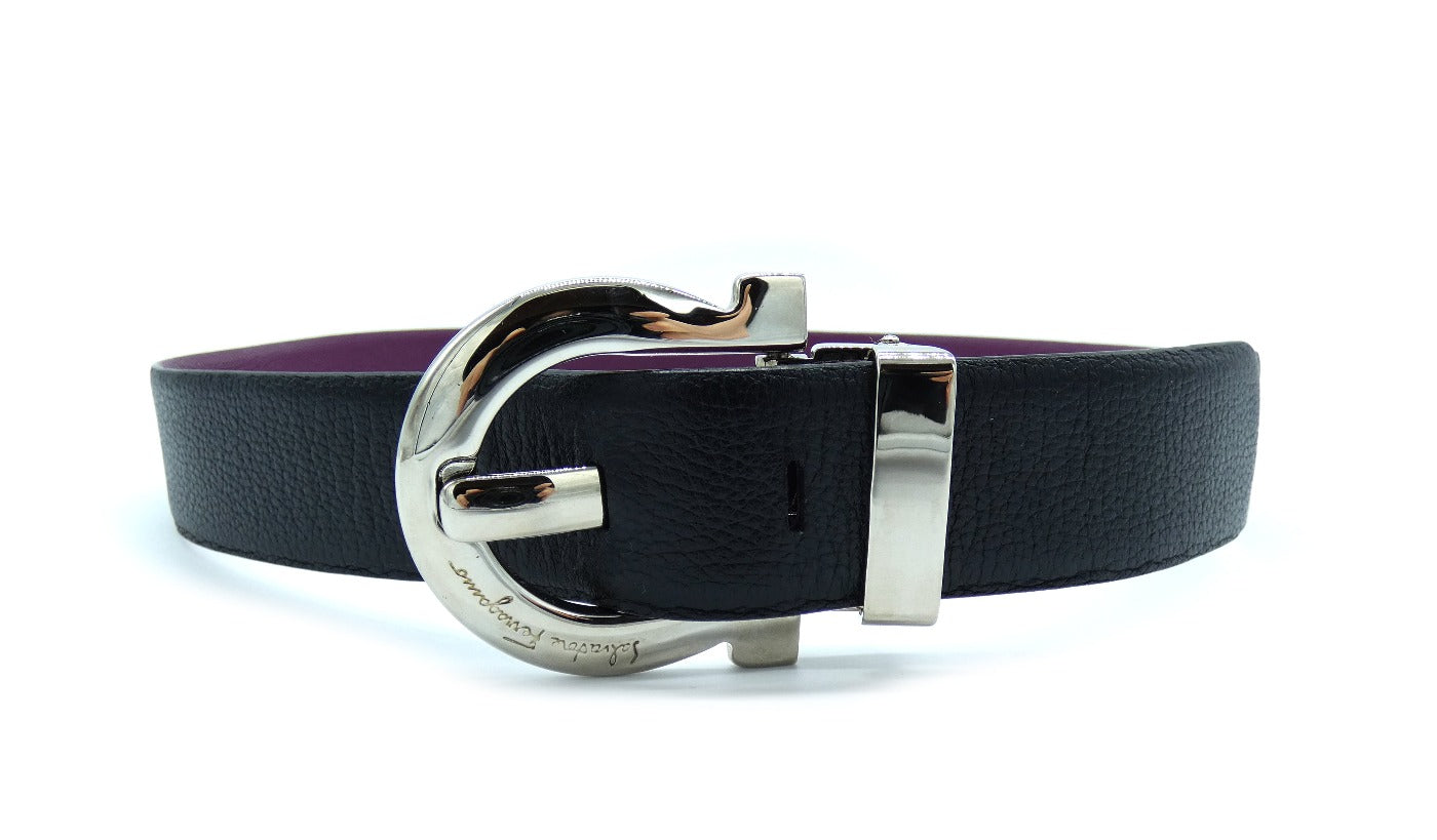 Salvatore Ferragamo Reversible Leather Gancini Belt Belt Salvatore Ferragamo