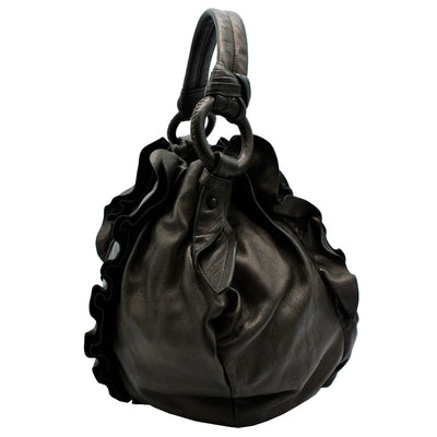 Prada Nappa Graphite Mordore Hobo