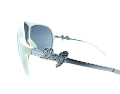 Dolce & Gabbana White Shield Sunglasses DG 8021-B Sunglasses Dolce & Gabbana