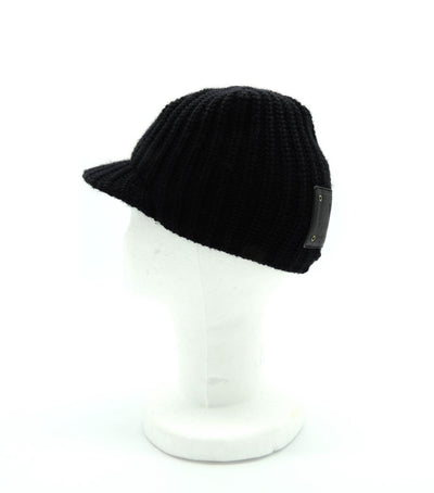 Gucci Black Wool Knitted Brimmed Hat Hats Gucci
