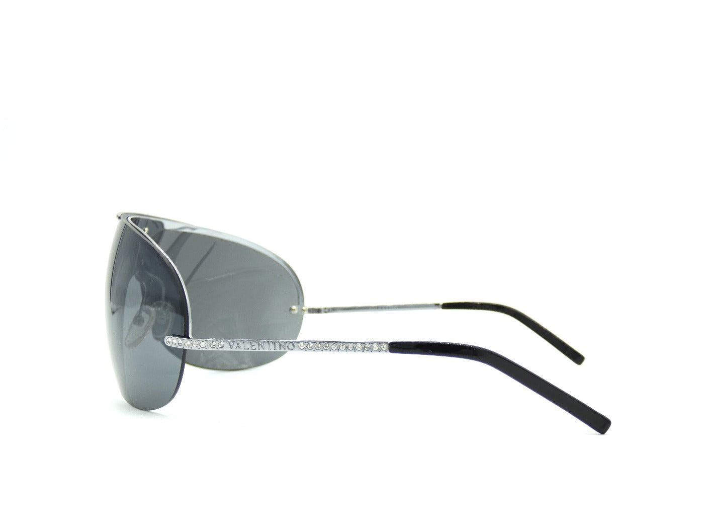 Valentino Vintage Shield Crystal Sunglasses 5491/S