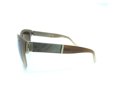 Burberry Sunglasses Tan and Gold B3087