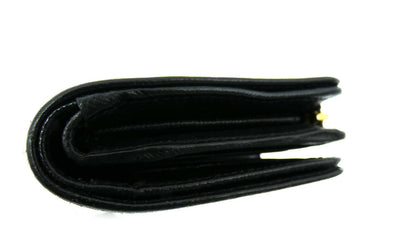 Prada Black Saffiano Zip Medium Wallet Wallet Prada