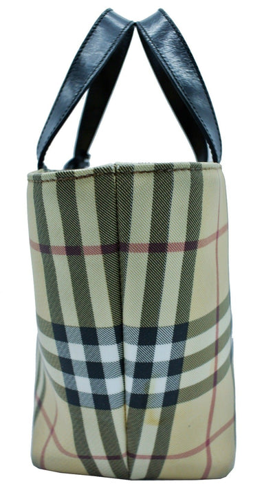 Burberry Vintage House Check PVC Med Tote