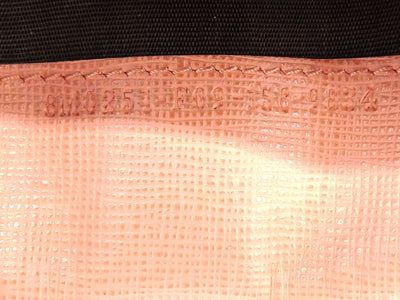 Fendi Pink Saffiano Continental Long Wallet