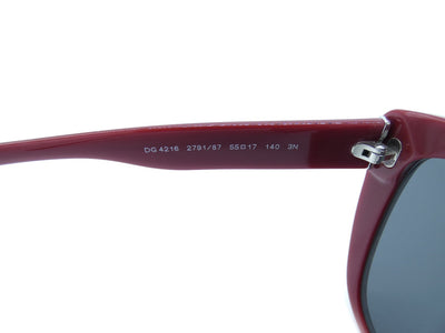 Dolce & Gabbana Mottled Red Floral Sunglasses DG 4216