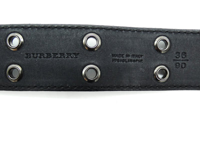 Burberry Black Patent Leather Belt Belt Burberry