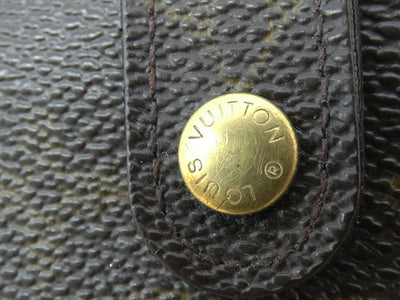 Louis Vuitton Vintage Brown and Monogram Kisslock Wallet Wallet Louis Vuitton
