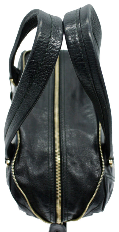 D & G Black Leather Bag Vilma Shoulder Bag Bag Dolce & Gabbana