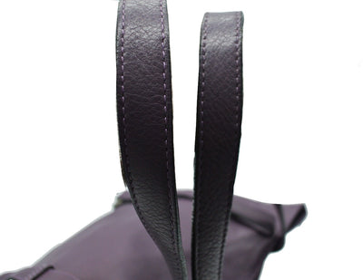 Burberry Dark Mauve Leather Tote