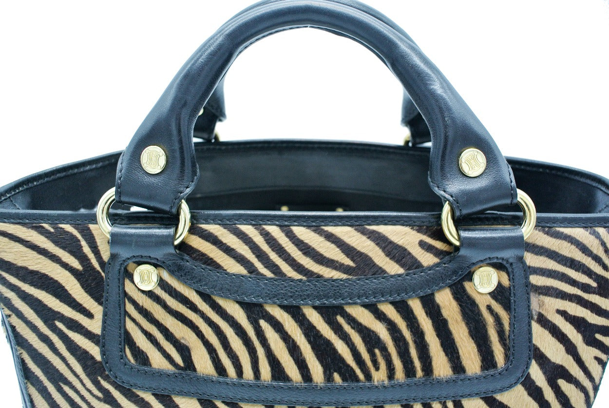 Celine Zebra Pony Boogie Bag Bag Celine