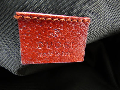 Gucci Red Canvas Guccissimo GG Pochette