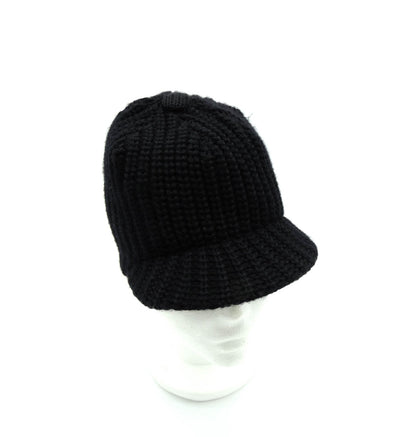 Gucci Black Wool Knitted Brimmed Hat Hats Gucci