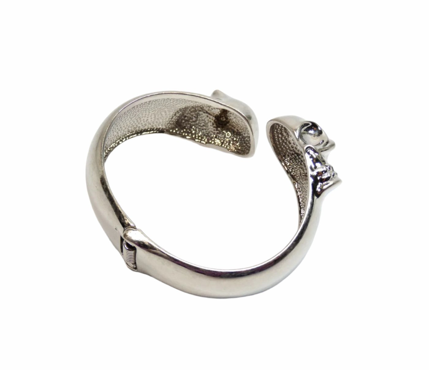 Alexander McQueen Antique Silver Skull Bangle