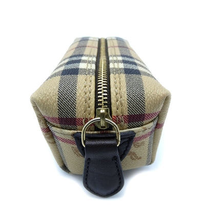 Burberry Haymarket Check Pouch Wallet, Cosmetic Bag Burberry