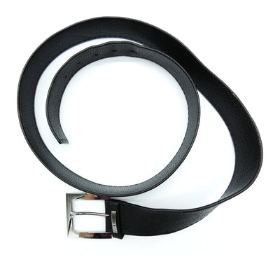 Salvatore Ferragamo Black Leather Belt