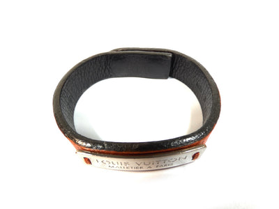 Louis Vuitton Pumpkin Leather Nomad Press It Bracelet