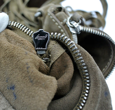 Miu Miu Vintage Brown Suede Fringed Large Tote