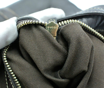 Gucci Large Dark Brown Leather Britt Tote Bag Gucci